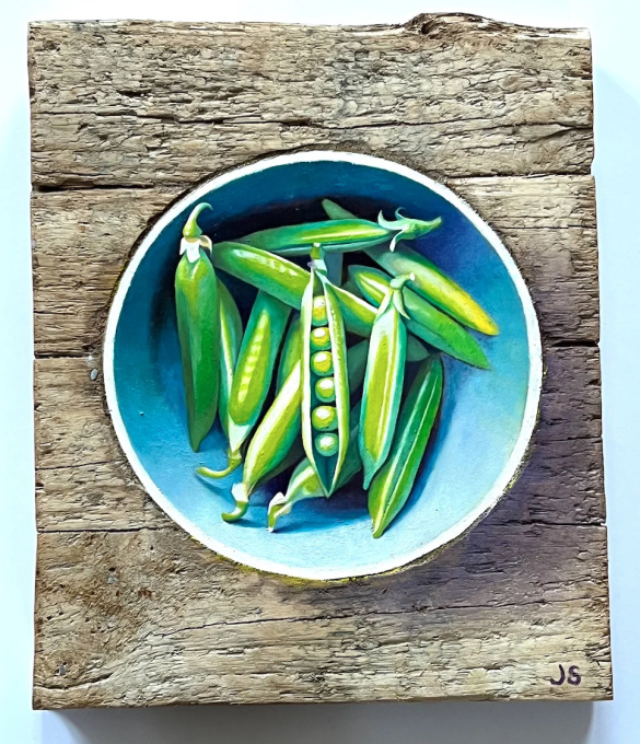 Green in a bowl by James Stead