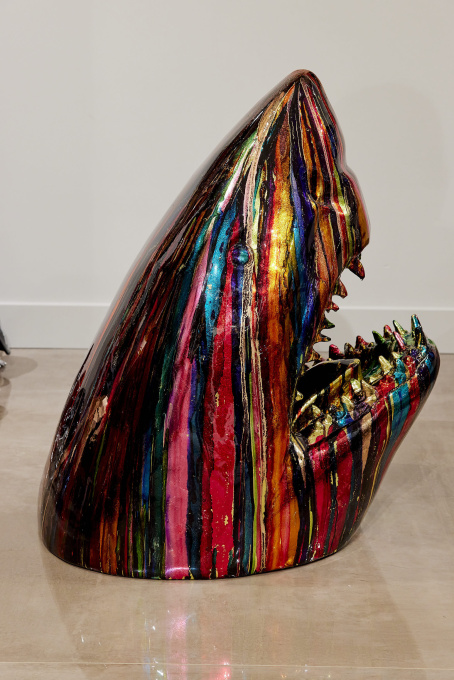 Abstract Shark by Ghost Art