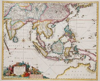 South East Asia by Nicolaes Visscher