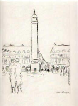 Place Vendome by Kees van Dongen