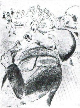 Revelations de Nozdriov by Marc Chagall