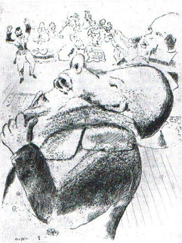 Revelations de Nozdriov by Marc Chagall