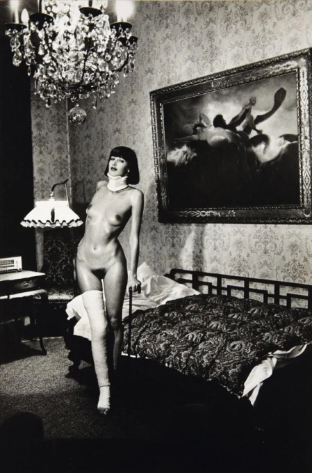 Jenny Capitain, Pension Florian, Berlin by Helmut Newton