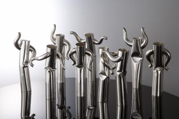 funky town vases by Paul de Vries