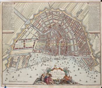 A New Map of the City of Amsterdam. by Samuel Parker