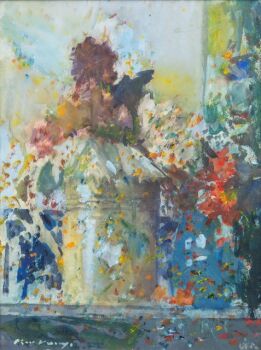Bloemstilleven by Kees Verwey
