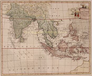 South East Asia East Indies by Emanuel Bowen