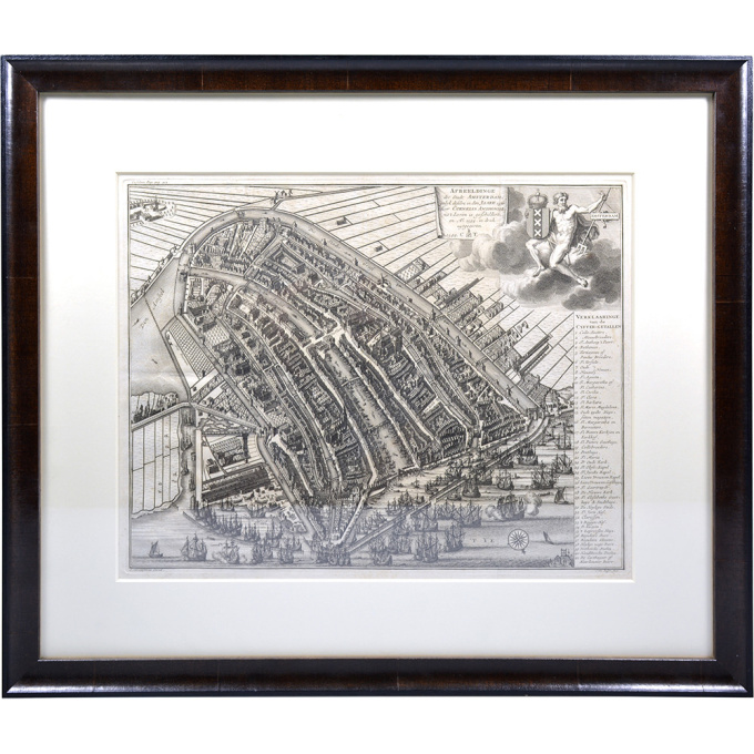 Amsterdam city plan - Joost van Sassen by Cornelis Anthonisz.