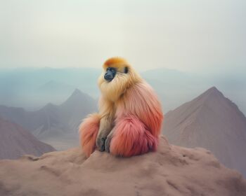 Gibbon - Biophilia by Jim Naughten
