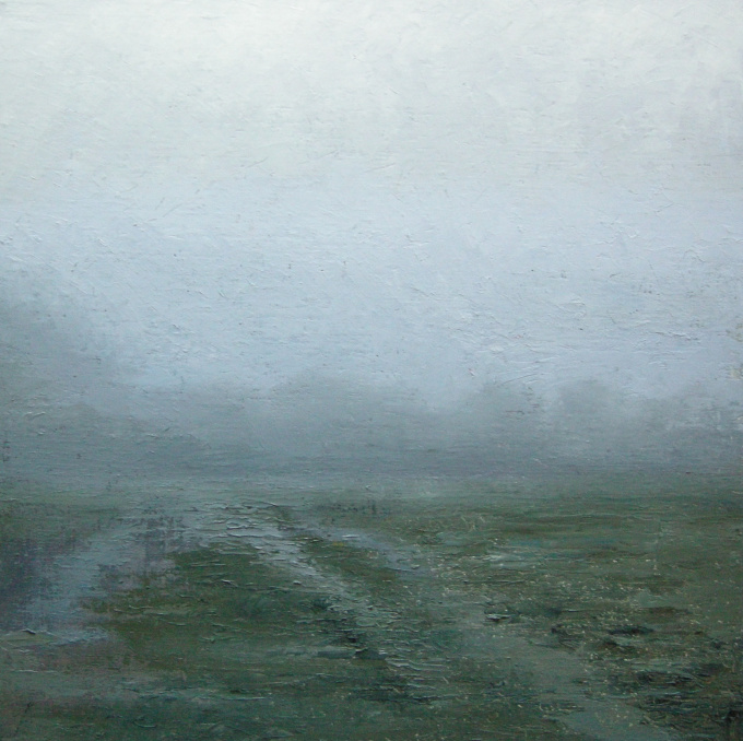 Polderlandschap (studie) by Anneke Elhorst