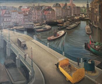 Binnenamstel te Amsterdam by Harmen Meurs