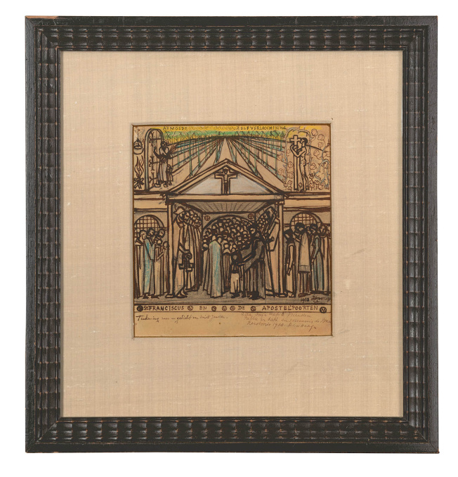 St. Franciscus en de poorten van de discipelen, Nijmegen by Jan Toorop
