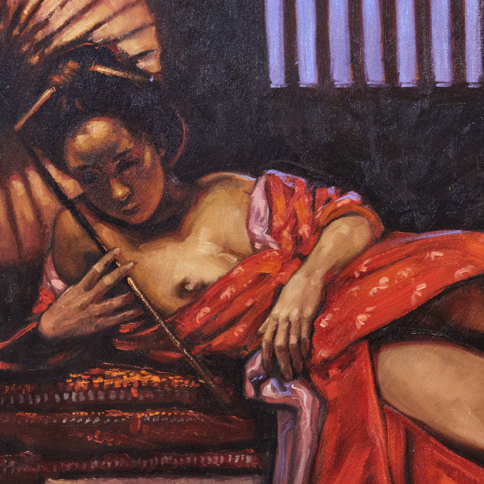 Naked Geisha by Nico Vrielink
