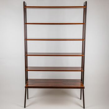 A Brazilian rosewood and mahogany roomdivider – KP Møbler, Denmark by Kurt Østervig