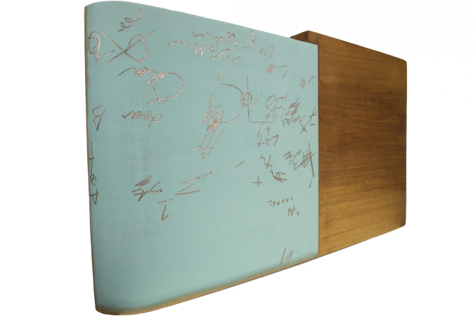 Two Paintings (Bourdaine and Cribbling) by Masaya Eguchi