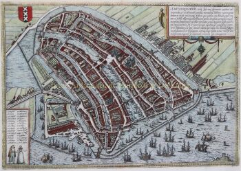 Amsterdam by Braun und Hogenberg