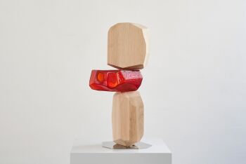 MicroRockFormation Wood & Glass 57 by Arik Levy