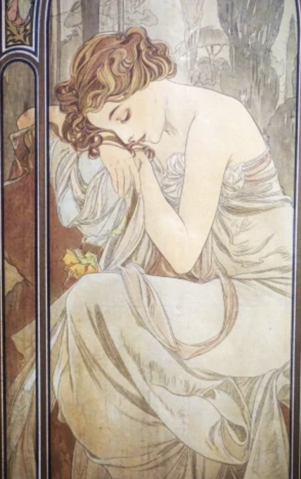 Les heures du jour by Alphonse Mucha
