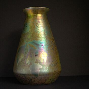Ceramic art nouveau vase by Clement Massier