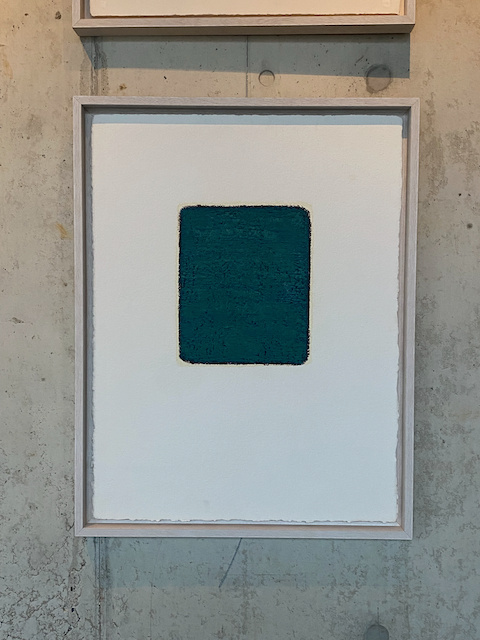 " Palm Beach USA" framed white by Rene Rietmeyer