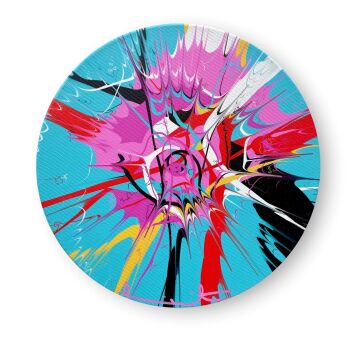 H12 - 4 - 574 Beautiful, Free-Floating, Bright Collapser Painting by Damien Hirst