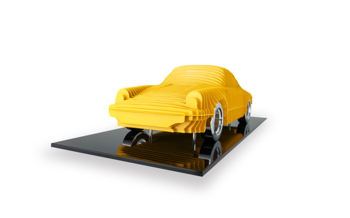 Porsche 911 - Jaune by Antoine Dufilho