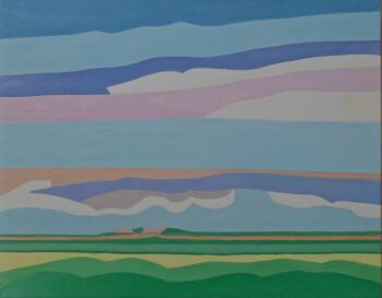 Dorpje in de duinen by Paul Overhaus