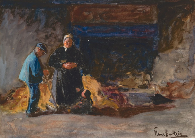 Das Gebet, Katwijk by Hans von Bartels