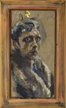 Zelfportret 40 jaar by Sam Drukker