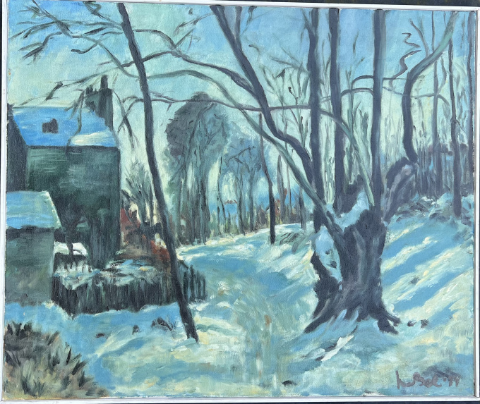 Wintergezicht by Kees Bol