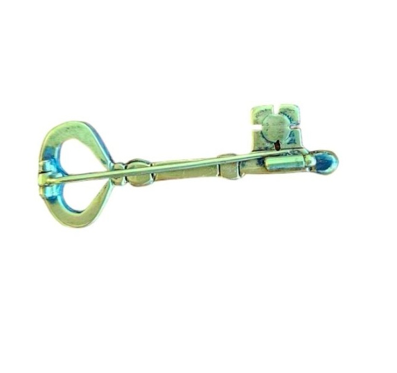 Antieke Saffier Broche sleutel by Artista Desconocido