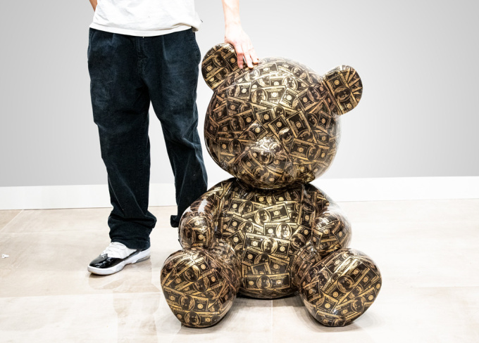 Ted Black and Gold by Ghost Art