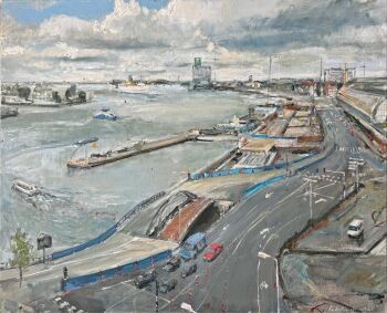 Panorama IJ (Amsterdam) by Robert Vorstman
