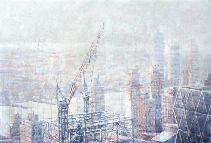 Hazy Morning Over Hudson by Ekaterina Smirnova