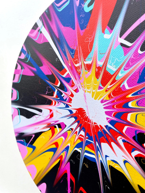 Equally Brilliant, No Less Magnificent Revolution Painting by Damien Hirst