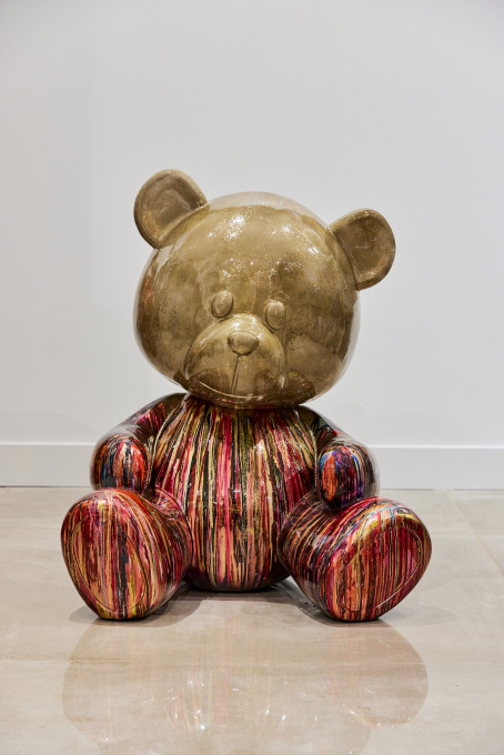 Ted Gold Absract by Ghost Art