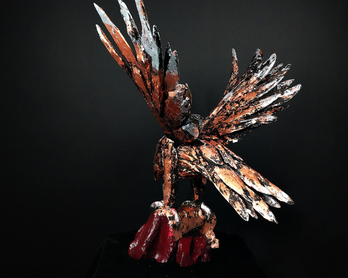 Abstract Eagle by Theo Mackaay