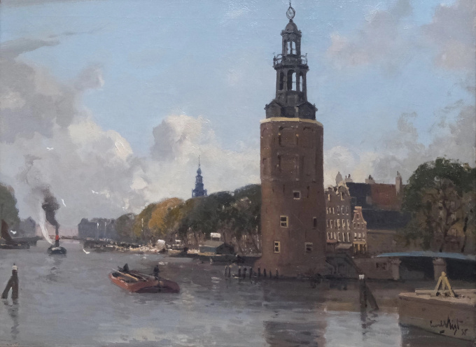 Montelbaantoren Amsterdam by Leendert van der Vlist