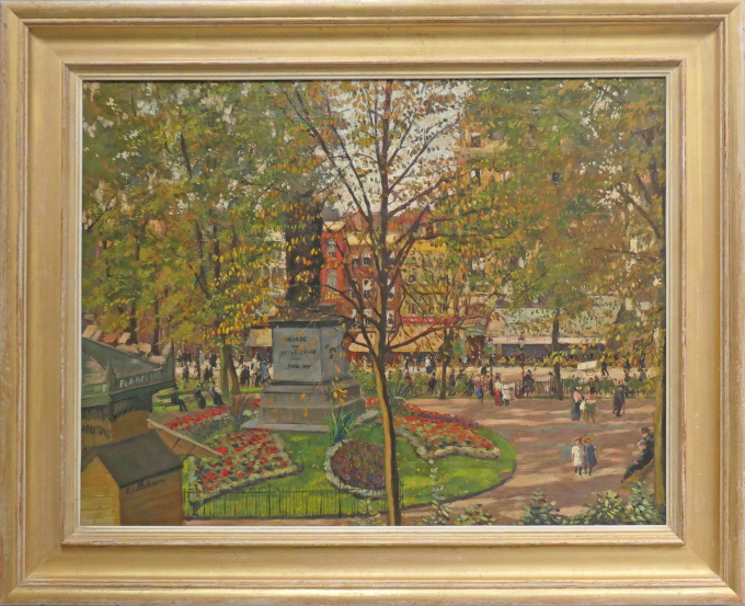Rembrandtplein in Amsterdam by Gerard Johan Staller