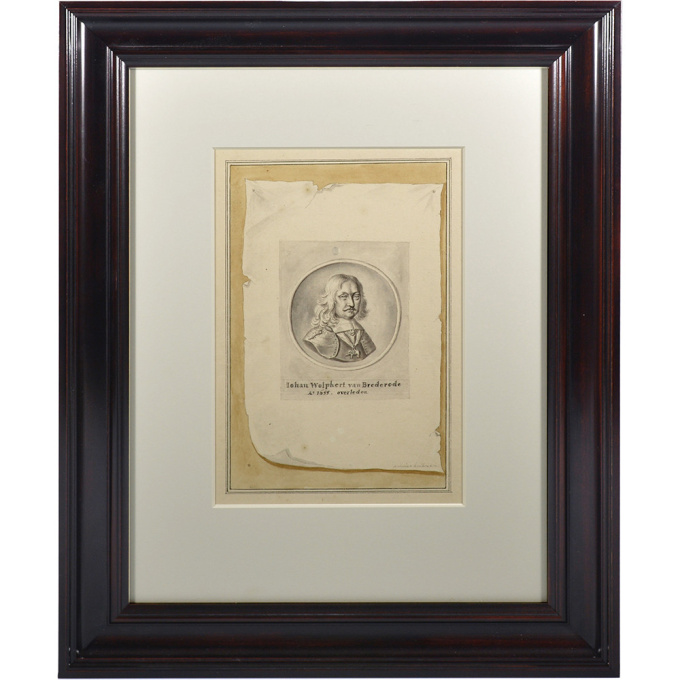  Trompe l’oeil and silver medal of Jan Wolfert van Brederode, lord of Vianen and Ameide, by Antonina Houbraken  by Unknown artist
