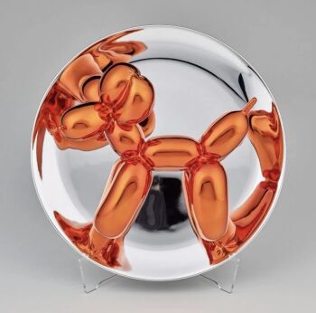 Balloon Dog orange by Jeff Koons