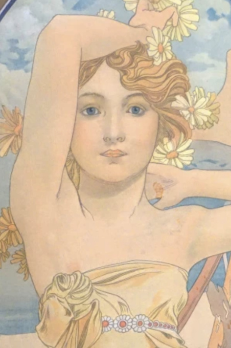 Les heures du jour by Alphonse Mucha