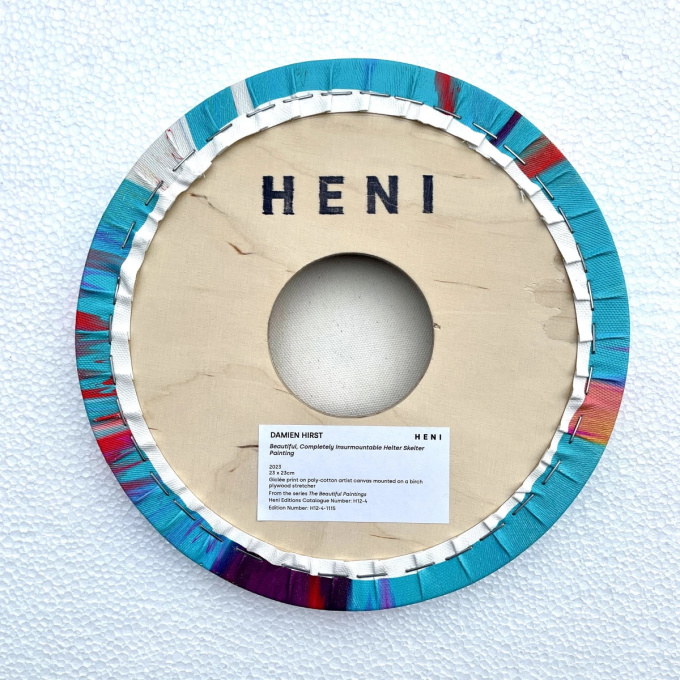 H12 - 4 - 1115 Beautiful, Completely Insurmountable Helter Skelter Painting by Damien Hirst