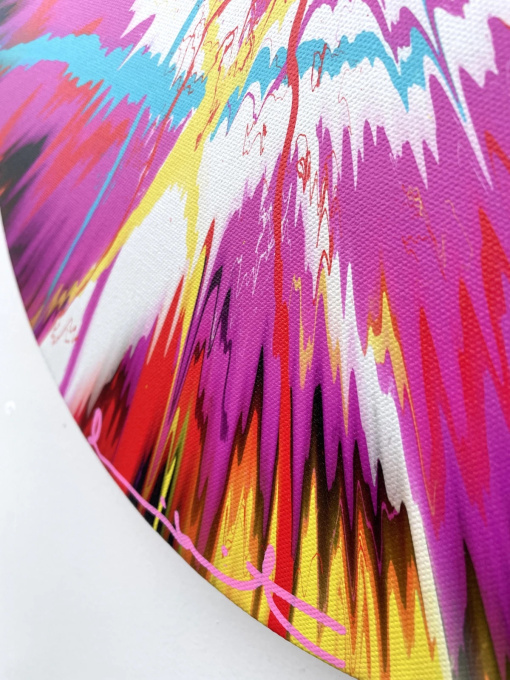 H12 - 3 - 104 Beautiful, Singing, Less Keen, Highly Poetical Vapor Painting by Damien Hirst