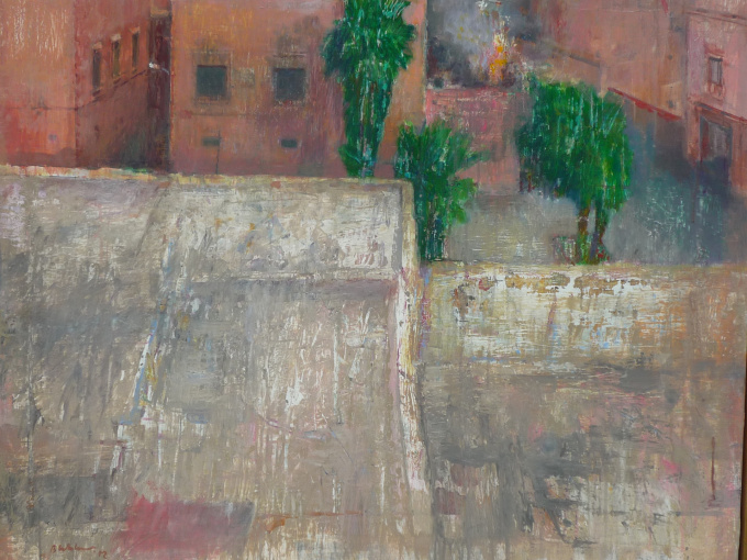 Uitzicht uit hotelraam by Peter Blokhuis