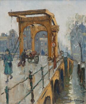Magere Brug Amsterdam by Jan Korthals