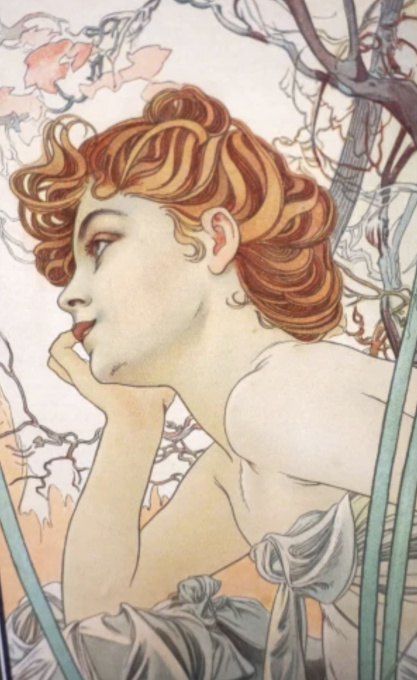 Les heures du jour by Alphonse Mucha