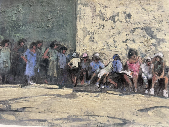 Ombra e luce - La gente su piazza by Onno Boerwinkel