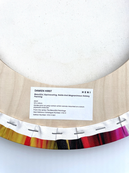 H12 - 3 - 104 Beautiful, Singing, Less Keen, Highly Poetical Vapor Painting by Damien Hirst