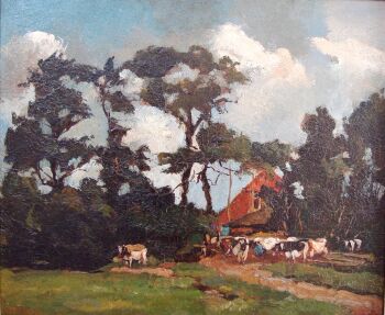 Melktijd by Willem de Zwart